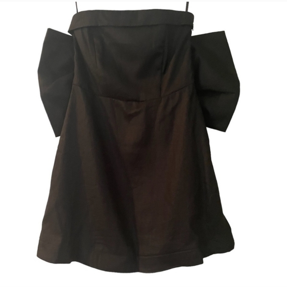 DISHH Bow Black mini dress - Picture 4 of 8